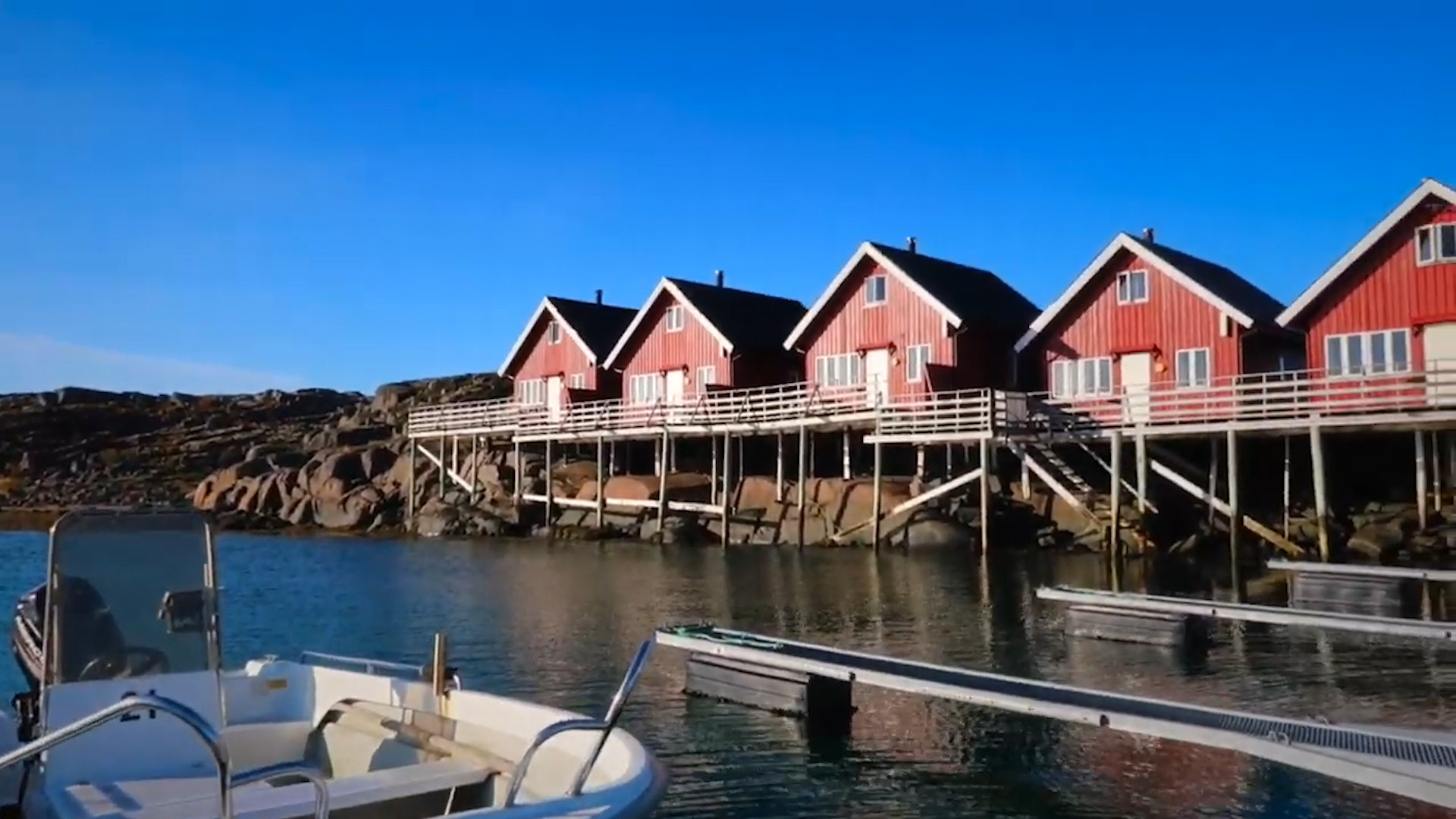 Fishing on the basis of Offersøy Feriesenter — video